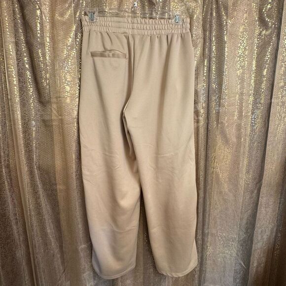 Free People Sophie Track Pants in Rust Stripe Ivory Flawed Medium - Picture 2 of 11